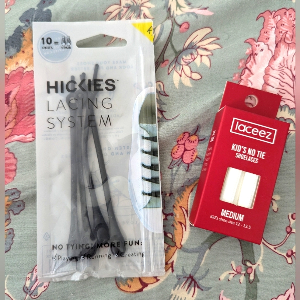 Hickies laceez lacing system no tie shoelace kids elderly